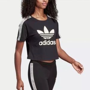 Adidas cropped tee